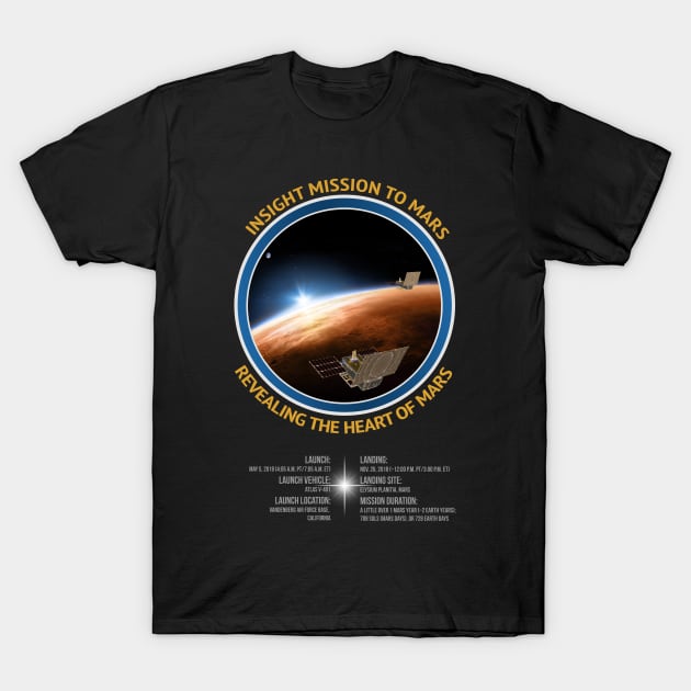 Mission to Mars NASA Space CubeSat Tour Shirt Christmas Gift T-Shirt by stearman